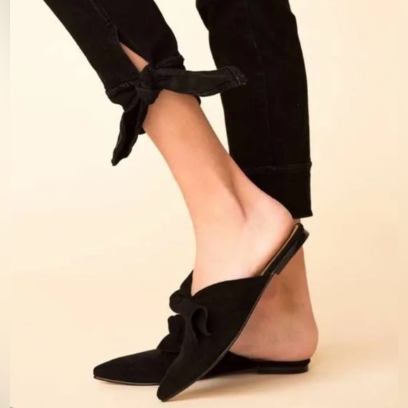 AMO Tie Ankle Jean Black Magic size 28 - Picture 5 of 12